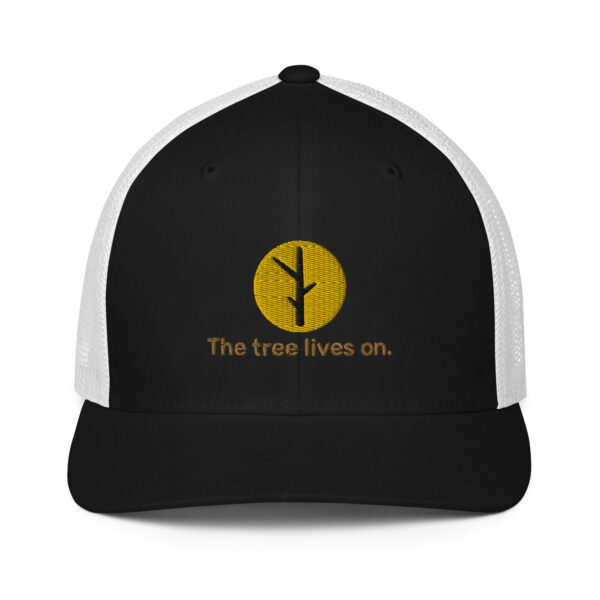 Flexfit "The tree lives on." Trucker Cap - Brown/Gold